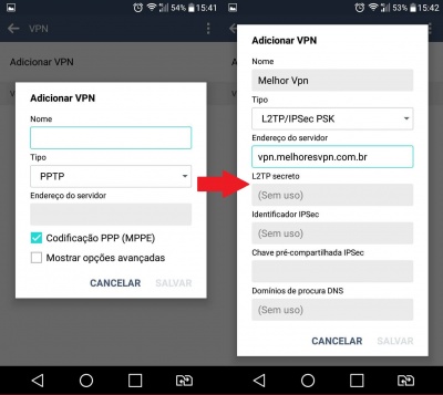 configurar vpn no android passo3